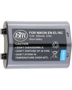 BM Premium EN-EL18c Battery for Nikon D4, D4S, D5, D6 Digital SLR Cameras and Compatible with Nikon MB-D12, MB-D17, MB-D18 Battery Grips