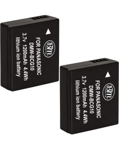 BM 2-Pack of DMW-BCG10, BCG10PP Batteries for Panasonic Lumix DMC-3D1, DMC-SZ8 TZ6 TZ7 TZ8 TZ10 TZ18 TZ19 TZ20 TZ25 TZ30 TZ35 ZR1 ZR3 ZS1 ZS3 ZS5 ZS6 ZS7 ZS8 ZS9 ZS10 ZS15 ZS19 ZS20 ZS25 ZX1 ZX3