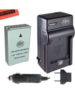 BM Premium EN-EL22 Battery and Battery Charger for Nikon 1 J4, 1 S2, Digital Camera